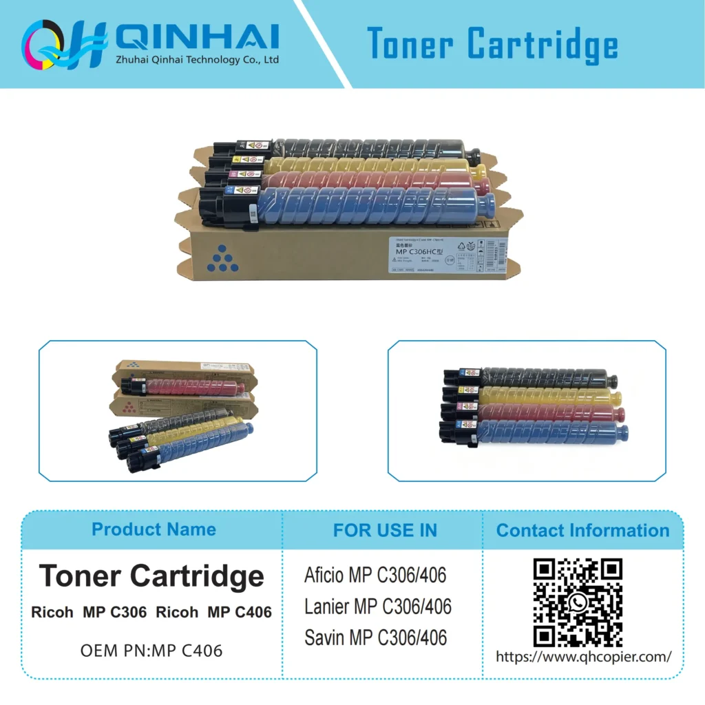 ricoh mp c406 color mfp full set toner cartridge