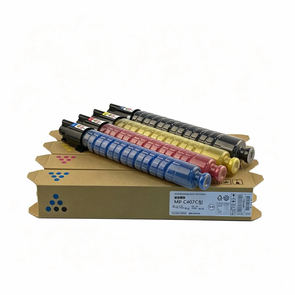 ricoh mp c407 color mfp full set toner cartridge