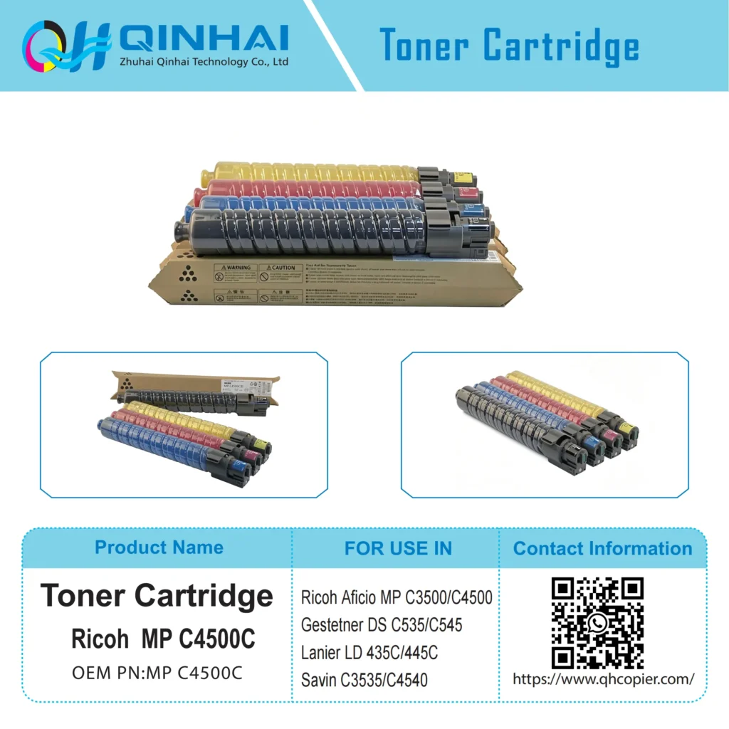 ricoh mp c4500c color mfp full set toner cartridge