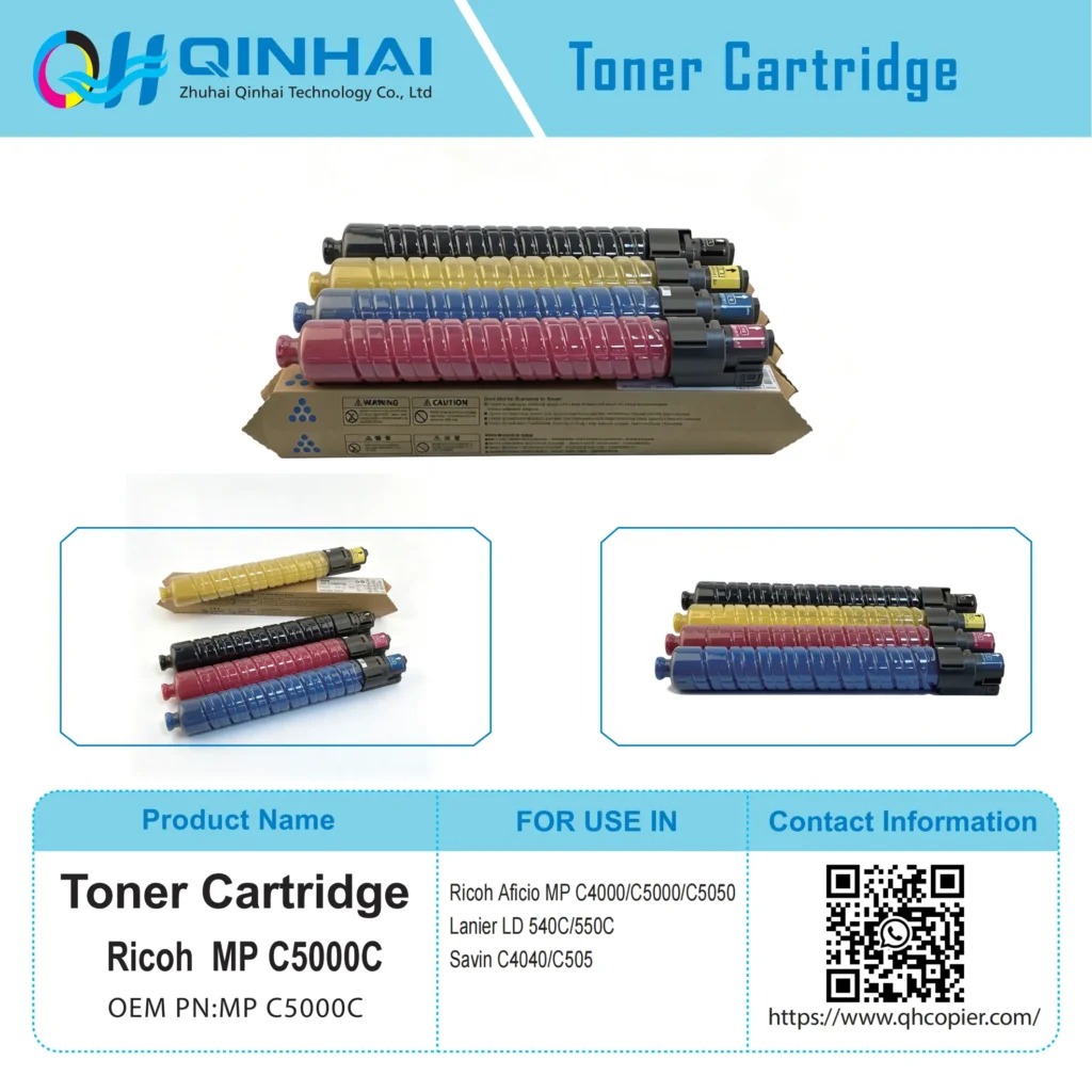ricoh mp c5000c color mfp full set toner cartridge