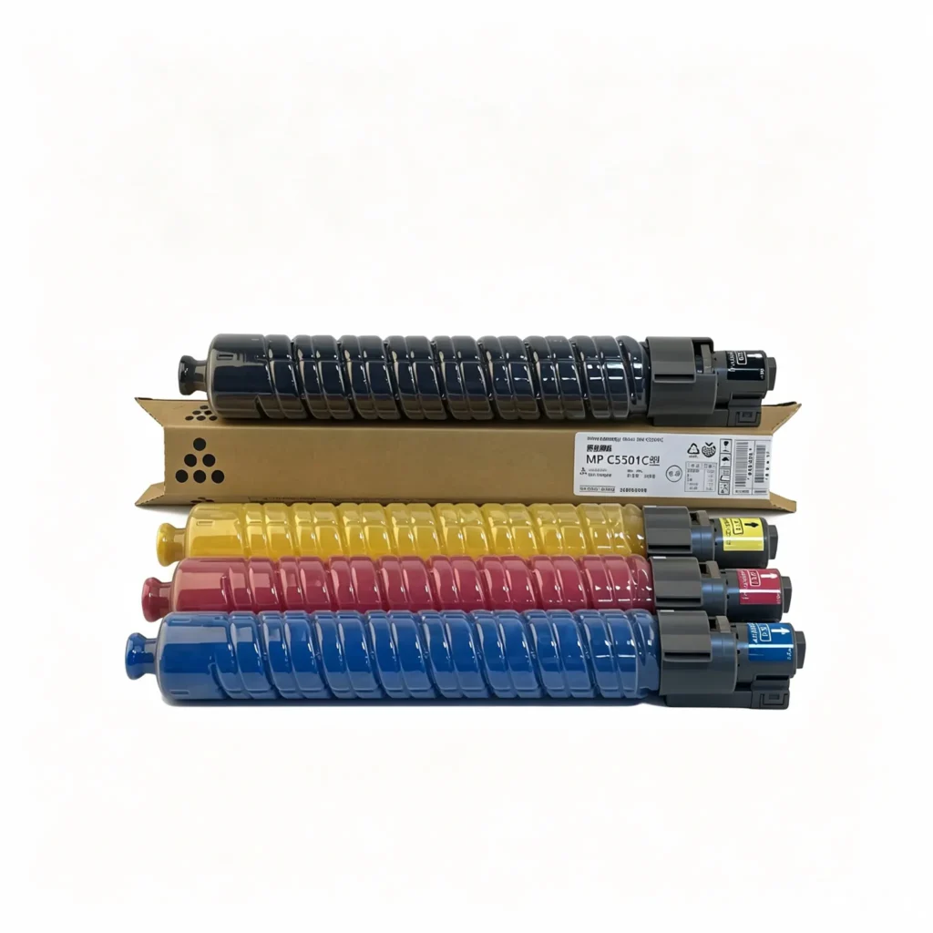 ricoh mp c5501c color mfp full set toner cartridge