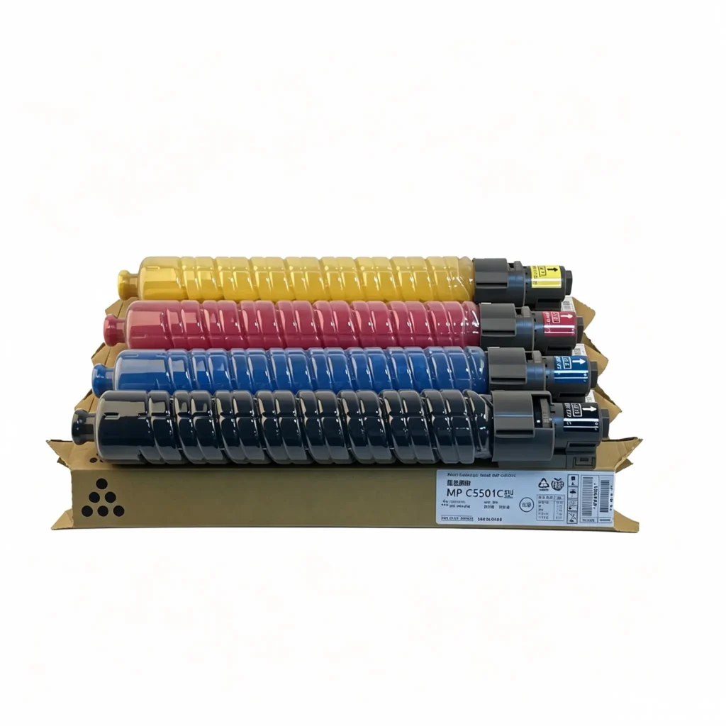 ricoh mp c5501c color mfp full set toner cartridge