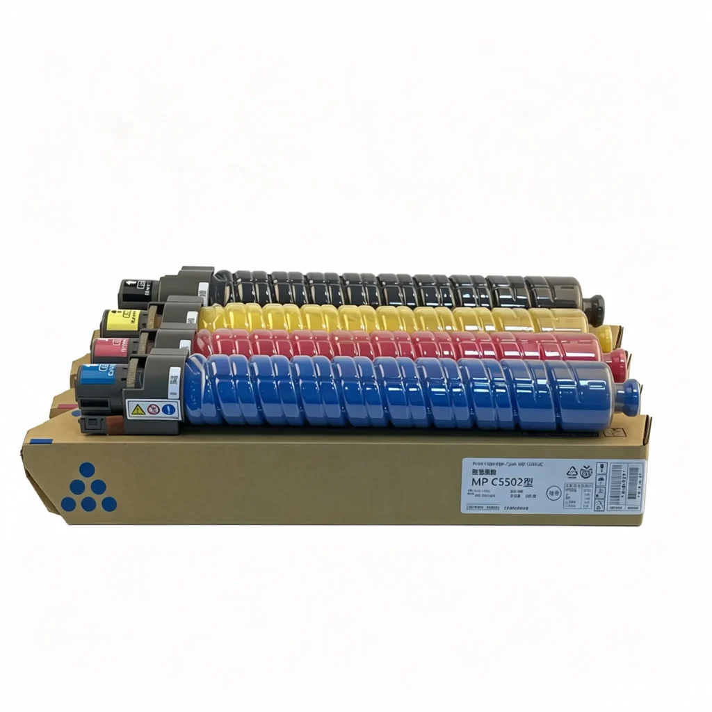 ricoh mp c5502c color mfp full set toner cartridge