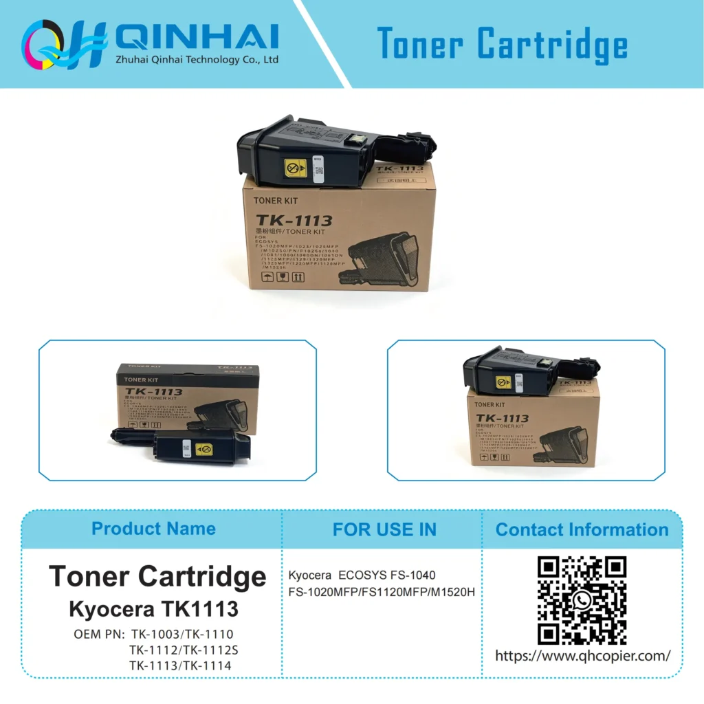 kyocera tk 1003/1110/1112/1112s/1113/1114 series black micro fine toner cartridge