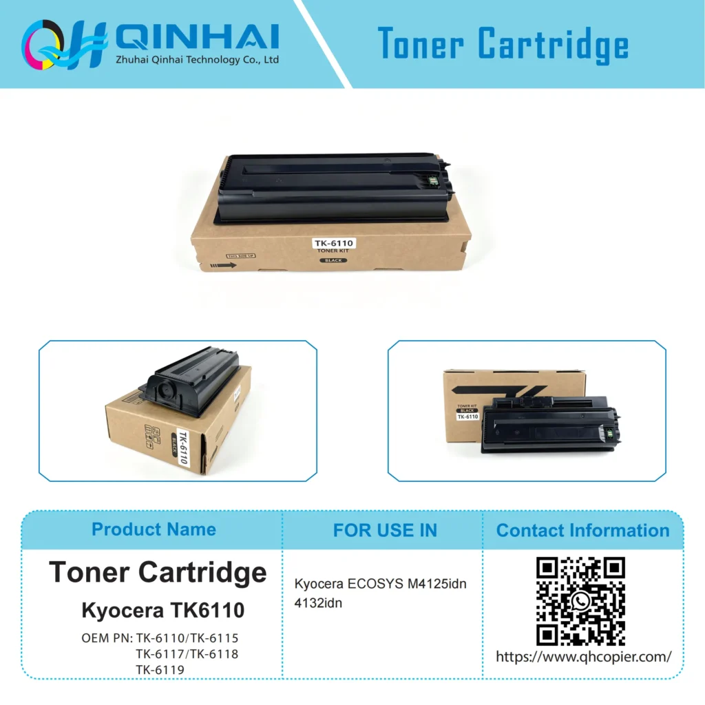 kyocera tk 6110 series black toner cartridge