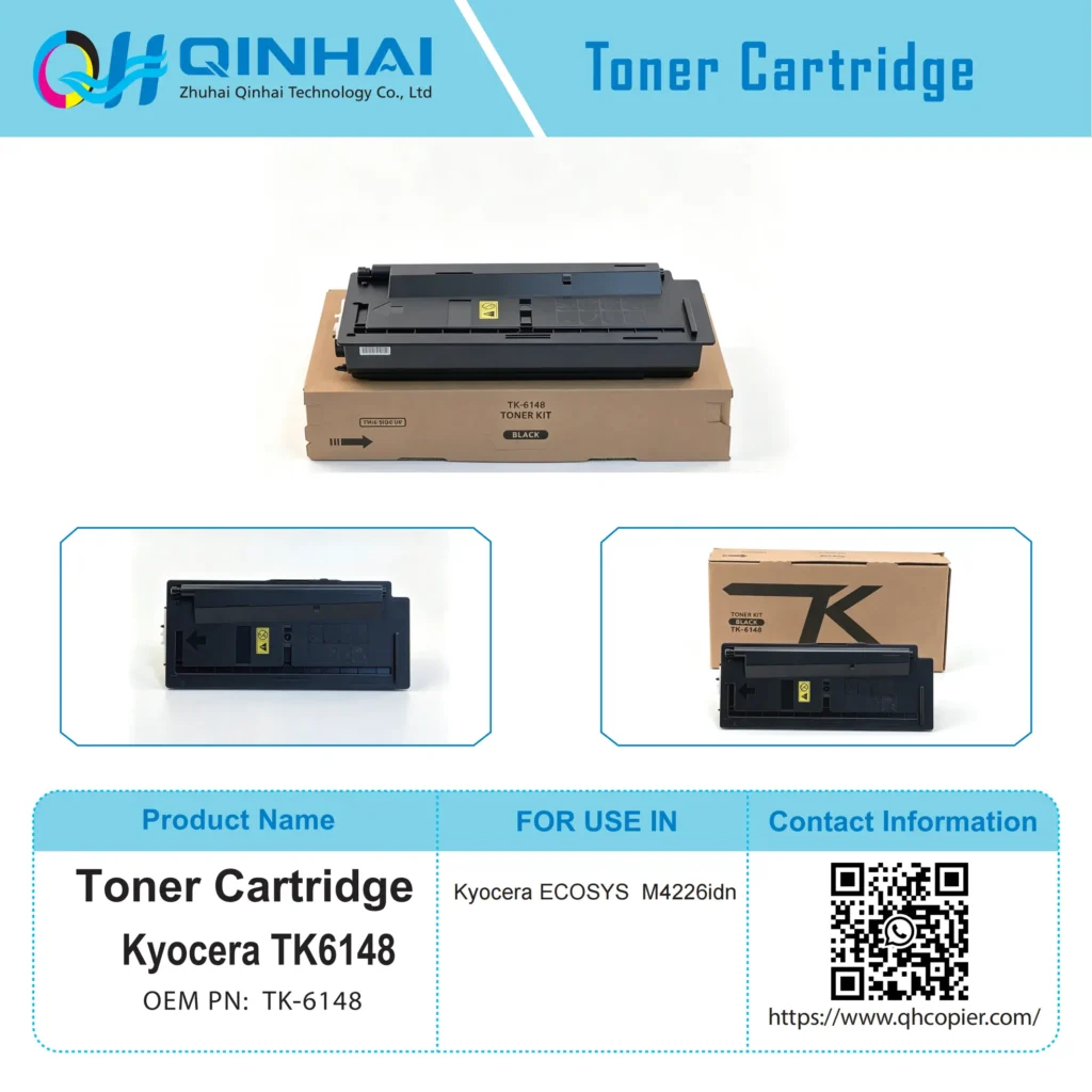 kyocera tk 6148 black toner cartridge