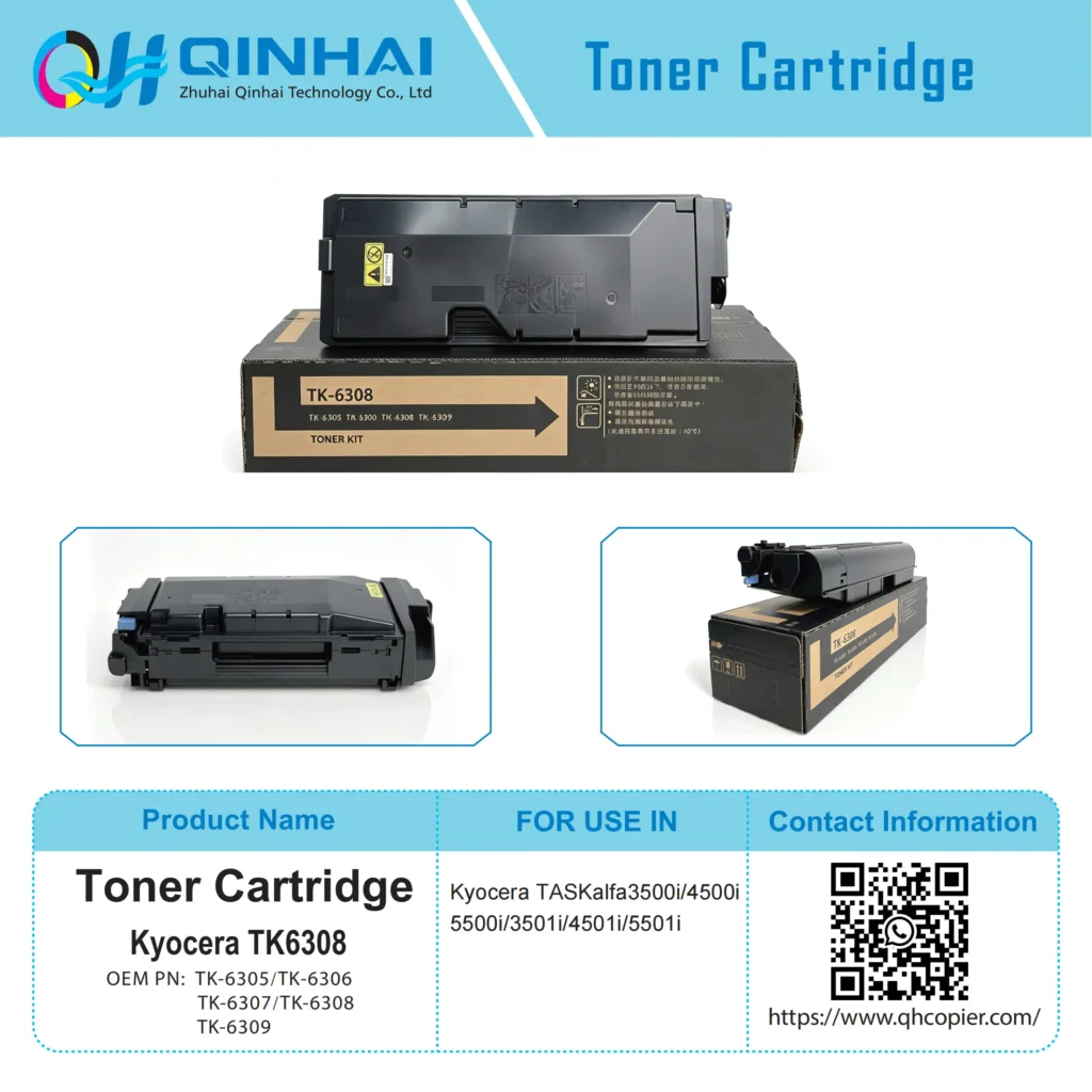 kyocera tk 6305 series black toner cartridge