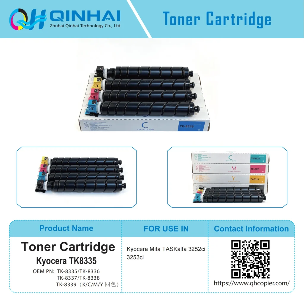 kyocera tk 8335/tk 8336/tk 8337/tk 8338/tk 8339 color toner cartridge
