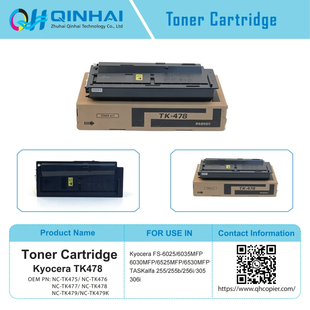 kyocera nc tk475 series black micro fine toner cartridge